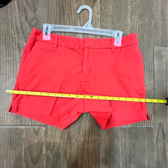 patagonia shorts women size 8 orange chino zip and pockets - Picture 11 of 12